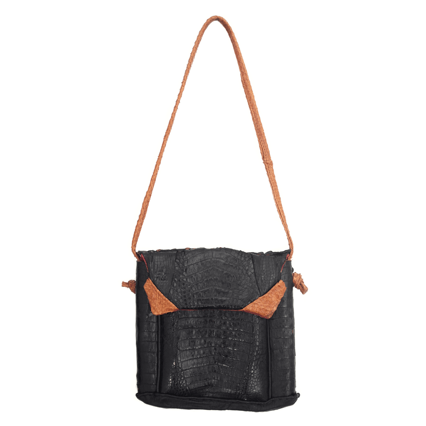 Jagiwa crocodile-skin bag