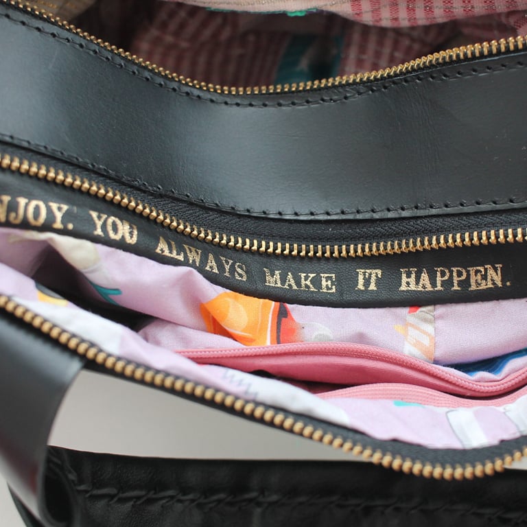 Heat-impress lettering