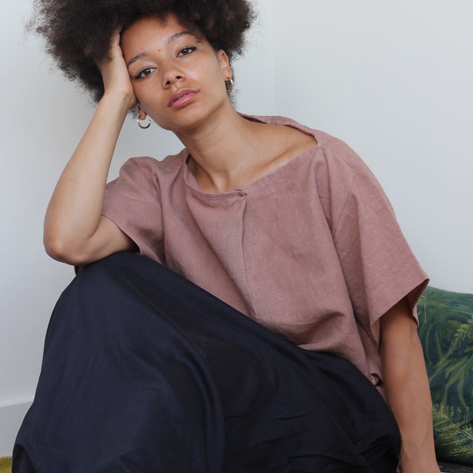 Minku natural linen shirt