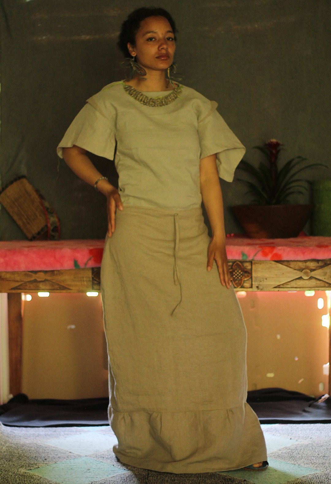 Ayeye linen dress