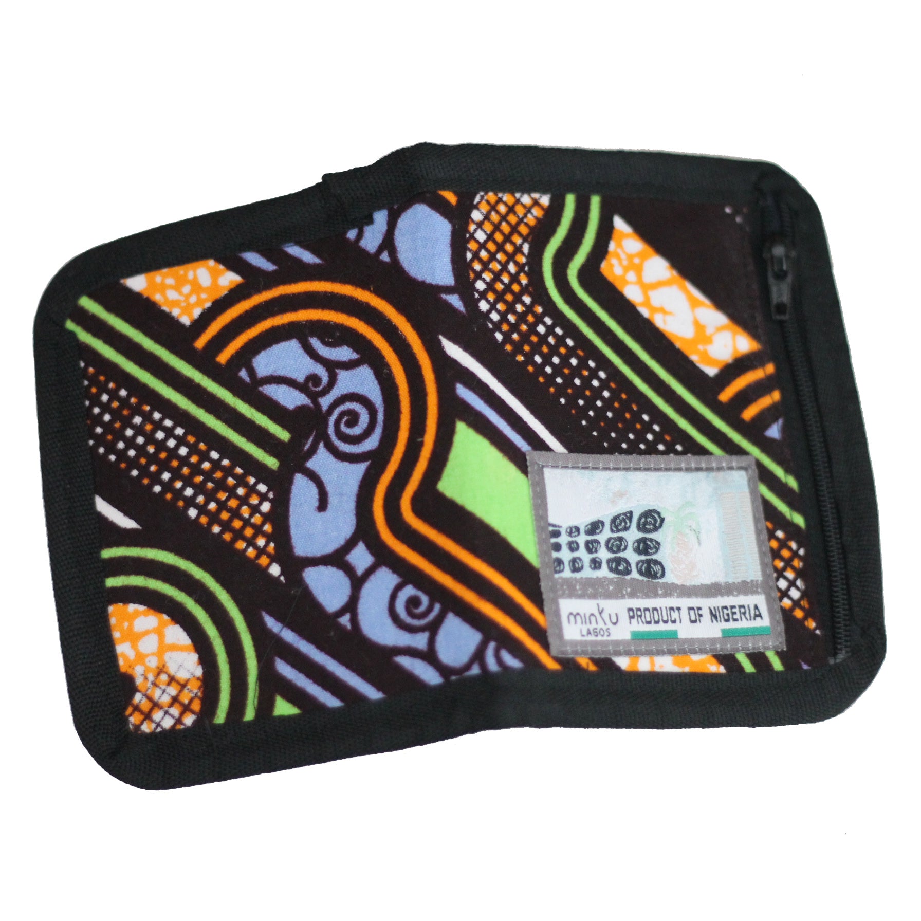 Hisham Wallet - Blue & Orange