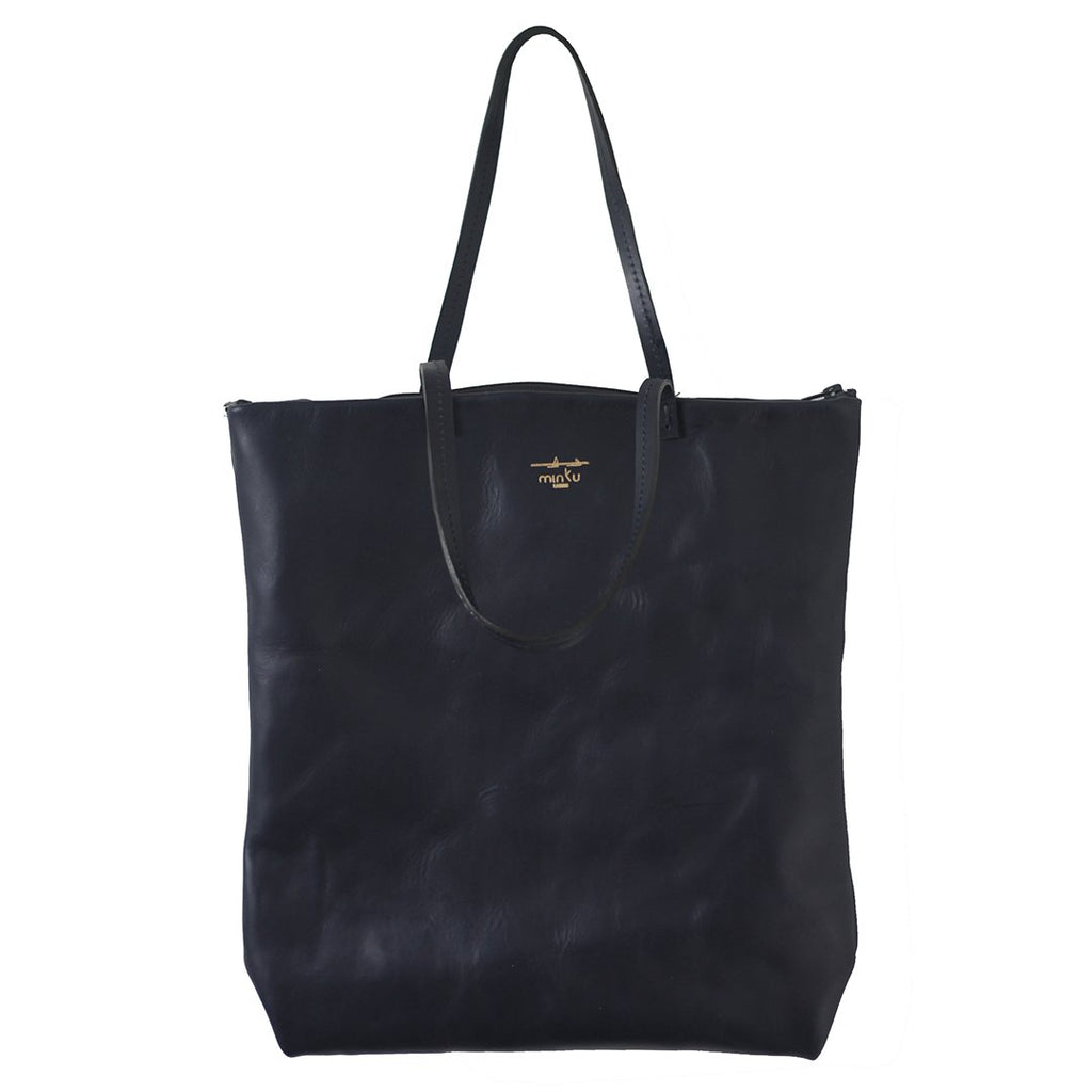 Awo bag in navy blue Cow leather
