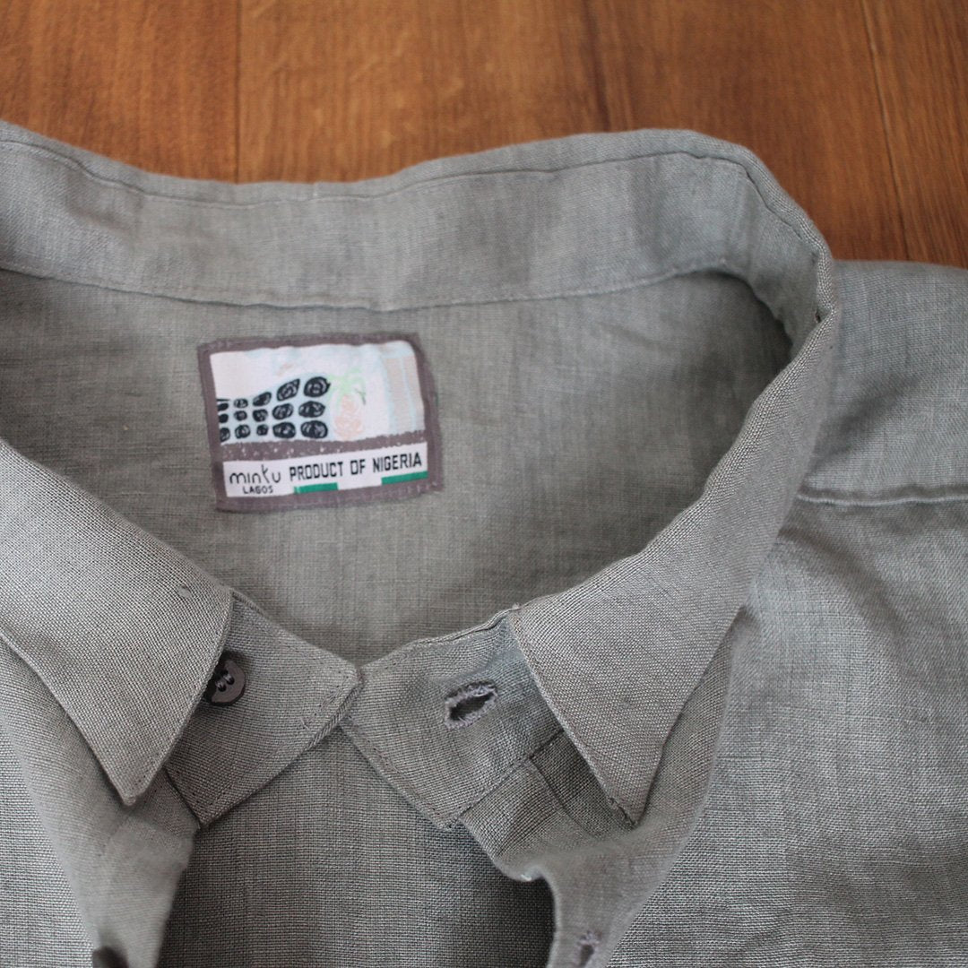 Osogbo Linen Men's Shirt - XXL