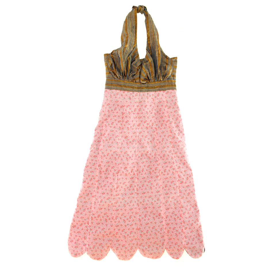 Segi halter-neck Dress