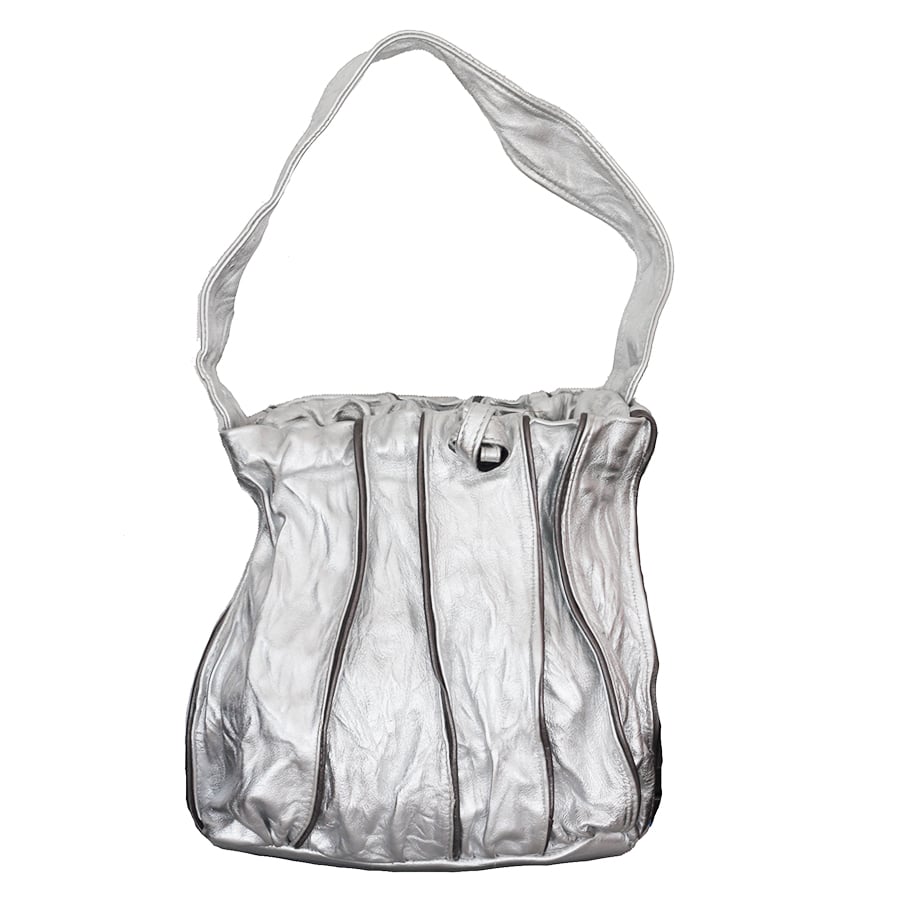 Afefe bucket bag - silver